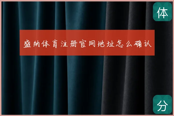 盛纳体育注册官网地址怎么确认